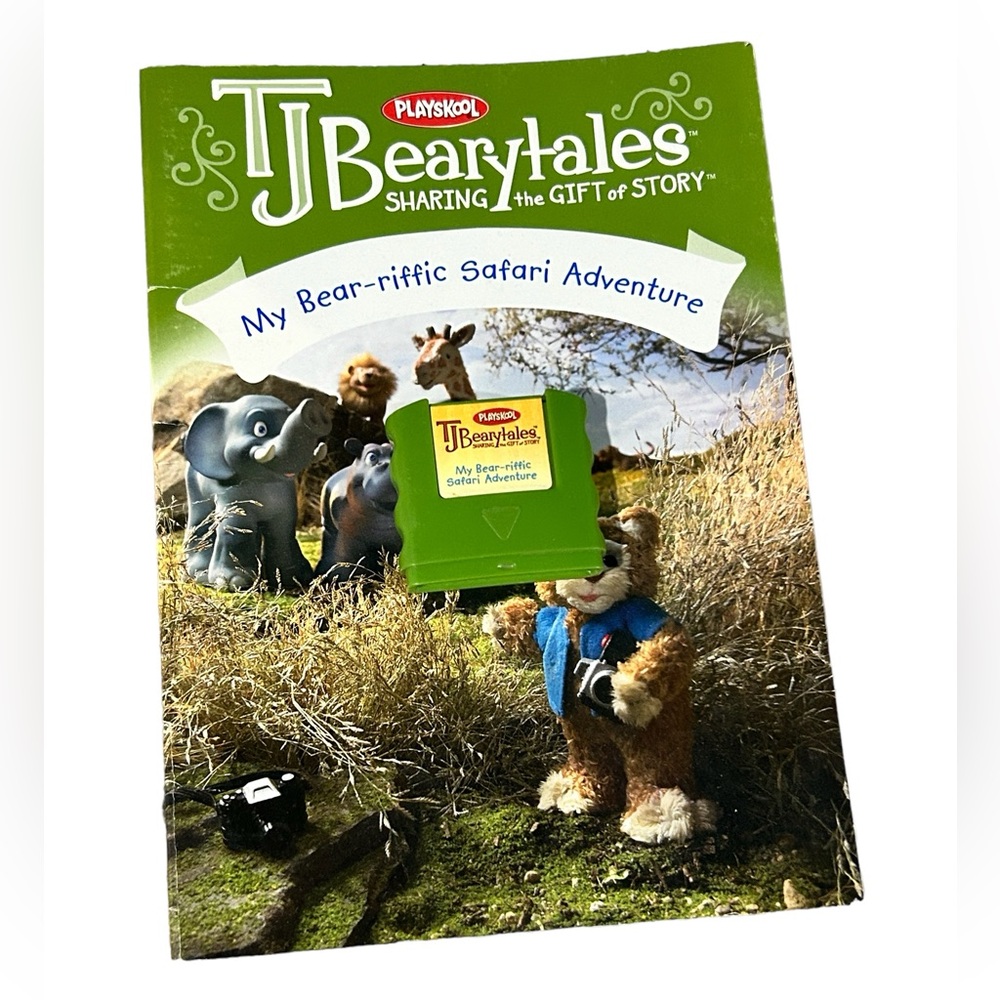 Vintage Playskool TJ Bearytales Book & Cartridge